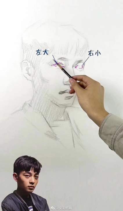 作画步骤和动作， 每一个过程如果没做好， 都不能画一张特别好的素描， 再 