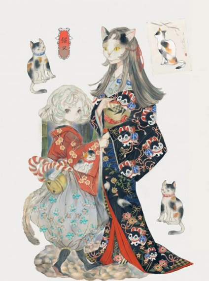 清新的少女 日本插画师 夜汽車 （YOGISYA） 