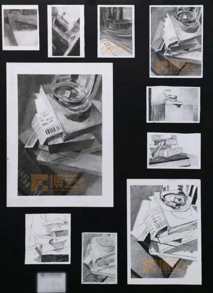【安徽考生报考讨论区】北京博艺画室｜黑白灰构成练习作品 