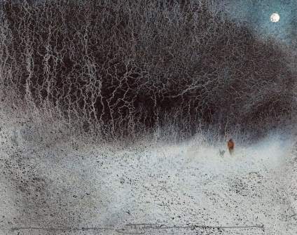 英国  Naomi Tydeman 水彩夜画 ​​​ 