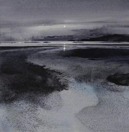 英国  Naomi Tydeman 水彩夜画 ​​​ 