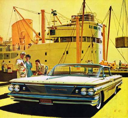 插画师Van Kaufman ​汽车设计 