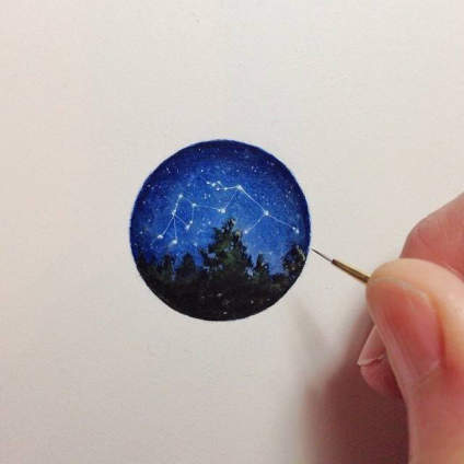 微型绘画。插画师：Karen Libecap。 ​​​ 