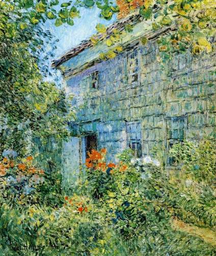 绿意田园  作者：Childe Hassam ​ 