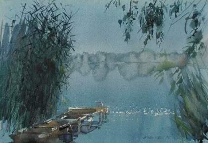 Endre Penovác 的水彩风景画 ​​​ 