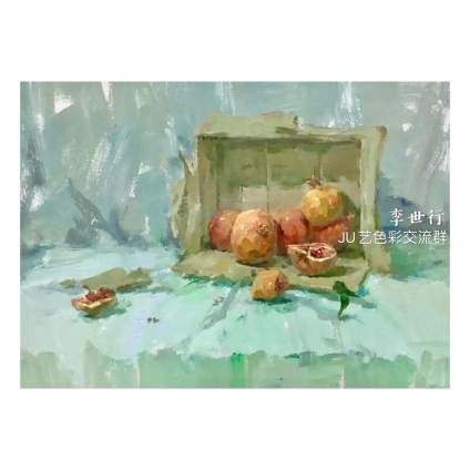 同组静物不同的色调处理，值得学习。 