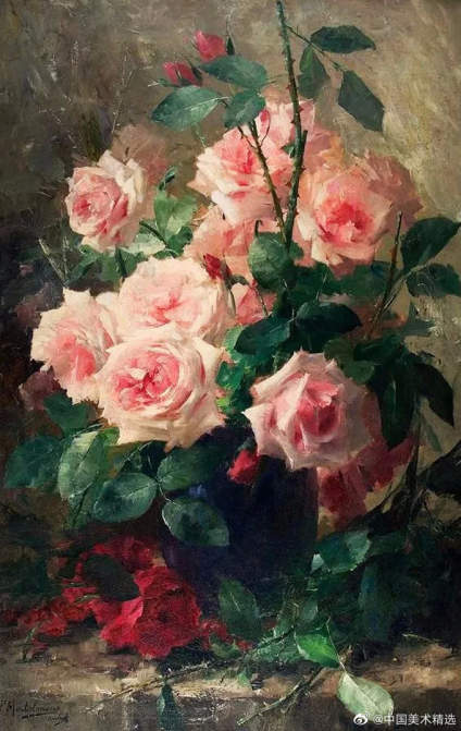 多情的月季 Frans Mortelmans ​​​ 