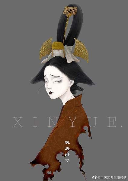 插画师笔下的《大唐女子图鉴》 插画师 | 御茶菓子 ​​​​ 