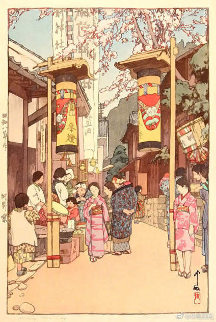 日本版画大师 Hiroshi Yoshida ​​​ 