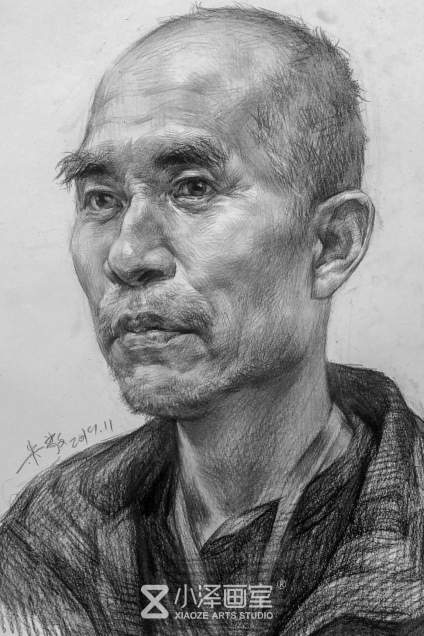 素描头像范例 