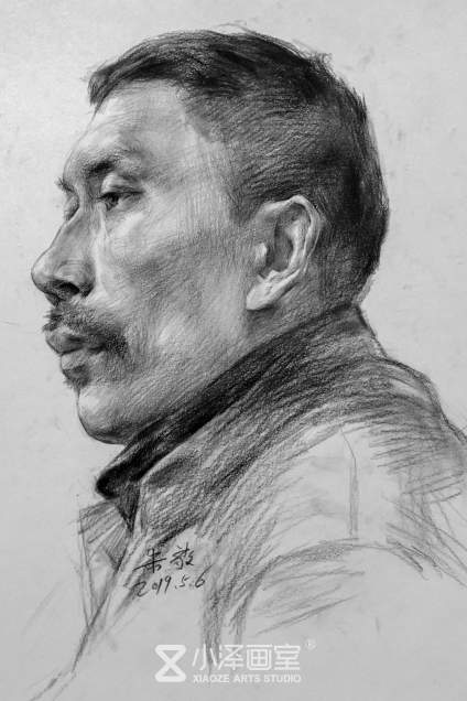 素描头像范例 