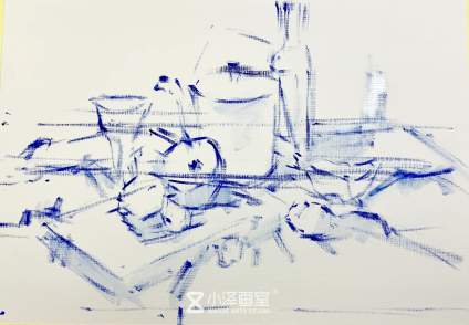色彩静物步骤练习 