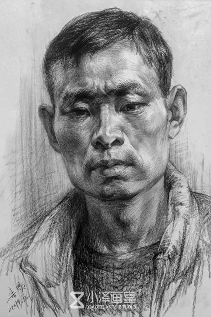素描头像范例 