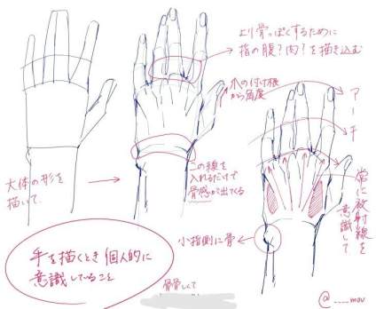 手局部刻画步骤 