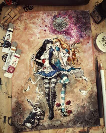 【‌22年助万名考生入名校——求索传奇画室】巴西插画家 Marcelo Ventura 以独特画风重新演绎流行文化符 