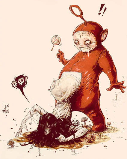 【‌22年助万名考生入名校——求索传奇画室】巴西插画家 Marcelo Ventura 以独特画风重新演绎流行文化符 