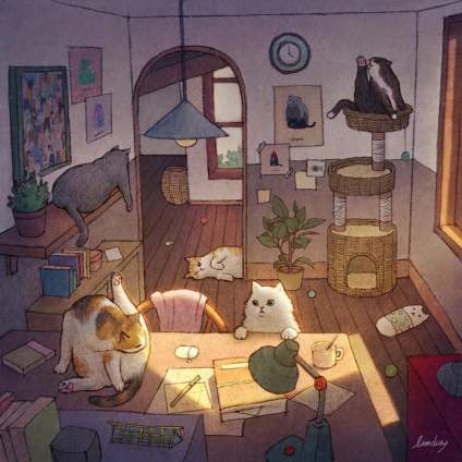 【‌22年助万名考生入名校——求索传奇画室】家有猫咪🐱  by  Limduey ​​​ 