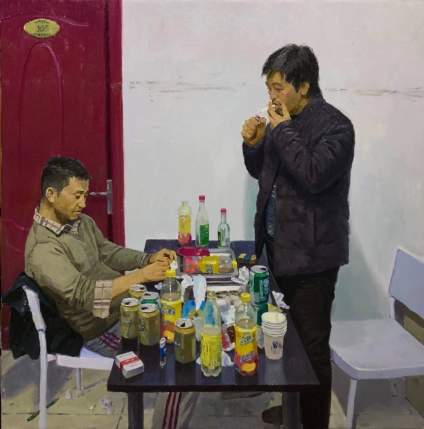 【‌22年助万名考生入名校——求索传奇画室】《青春》2020年，100X100cm ​​​ 