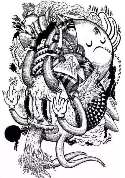 【‌22年助万名考生入名校——求索传奇画室】黑白装饰画 