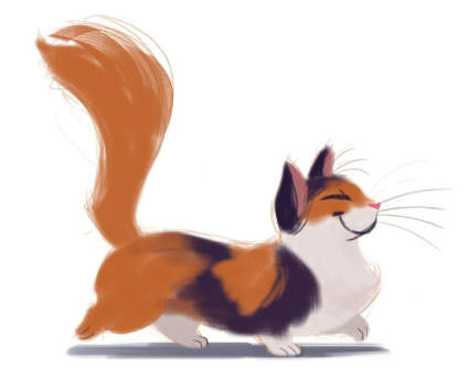 【‌22年助万名考生入名校——求索传奇画室】【猫咪】  来自：插画师 Heather Nesheim ​ ​​​ 