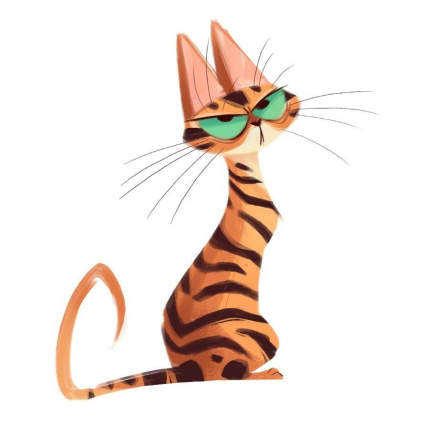 【‌22年助万名考生入名校——求索传奇画室】【猫咪】  来自：插画师 Heather Nesheim ​ ​​​ 
