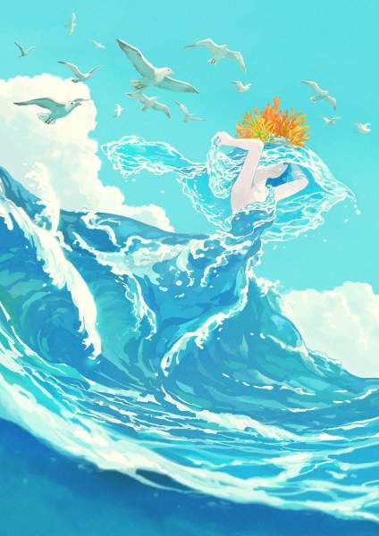 【‌22年助万名考生入名校——求索传奇画室】插画师：もなか ​​​​ 
