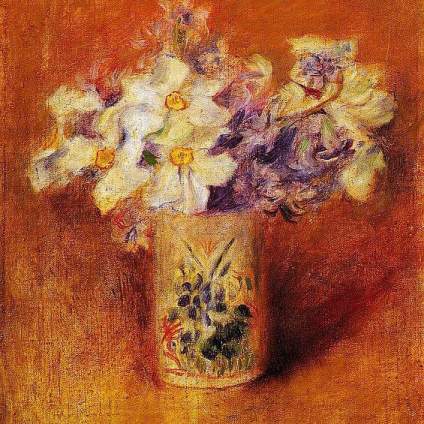 火热绽放的花 | Pierre-Auguste Renoir（雷诺阿）
 