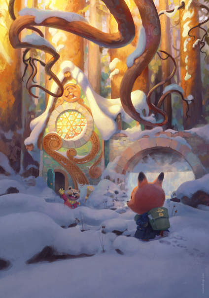 插画师笔下的世界 