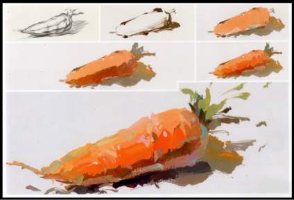 【‌22年助万名考生入名校——求索传奇画室】胡萝卜🥕塑造，关系明确、清晰👍🏿 