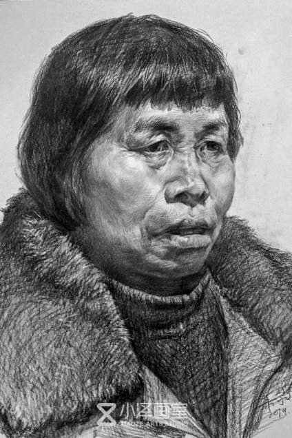 素描头像范画 