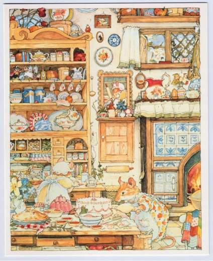 英国绘本艺术家 Jill Barklem（1951-2017） ​​​​ 