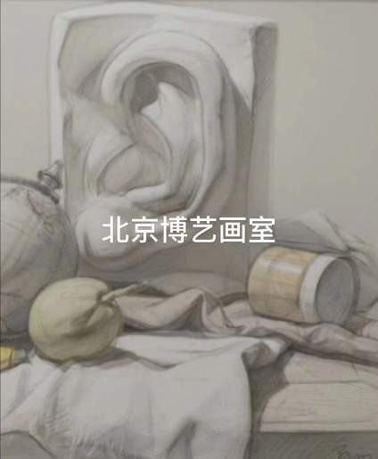 【中国传媒大学】北京博艺画室/素描静物步骤示范 