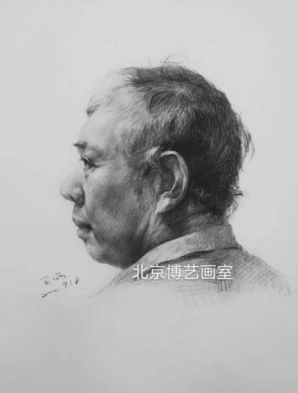 【中央美术学院】北京博艺画室｜素描头像作画步骤展示 