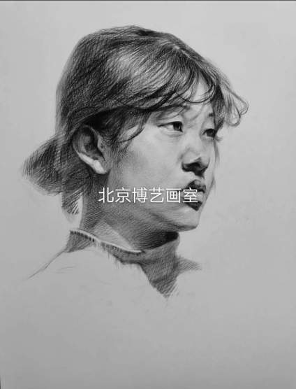 【滴~素描卡】北京博艺画室｜素描头像步骤示范 