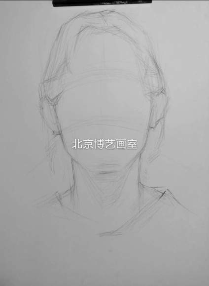 【滴~素描卡】北京博艺画室｜素描头像步骤示范 