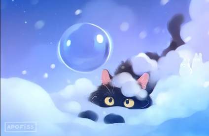 猫咪与初雪[惊喜]  Twi:apofissx 