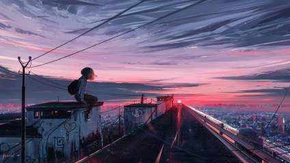 【滴~色彩卡】黄昏的样子 | 插画师 Alena Aenami 