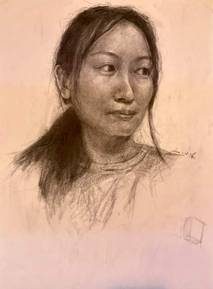 【高质量美术生画作评比】高二四小时自然光🌔 
