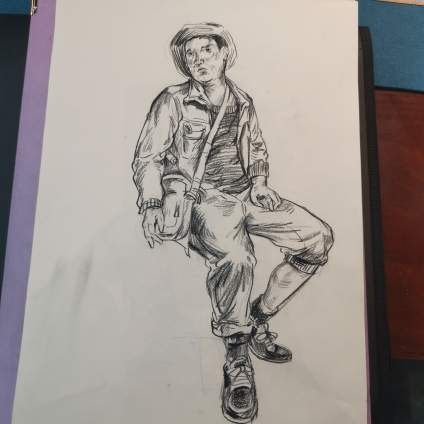 开学准高一，画画四十分钟左右，想请老师给点建议 