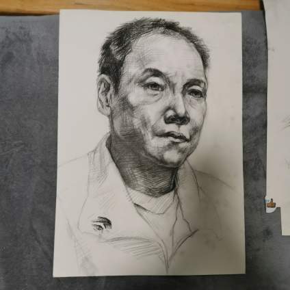 高一百分制三小时作画，麻烦老师点评一下，谢谢😊 