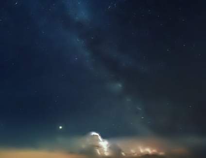 还有这个没有星星的天空(云细画了一下) 