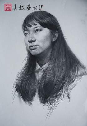 杭州吴越画室素描图9