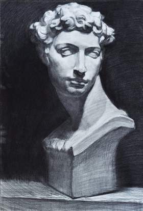 上海新艺合画室素描图2