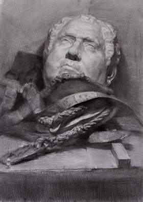 上海新艺合画室素描图3