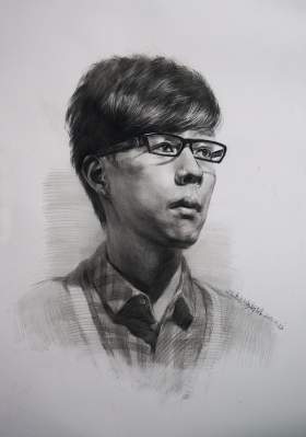 上海新艺合画室素描图8