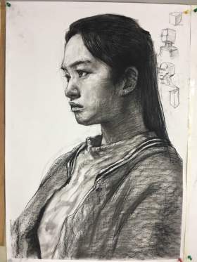 济南山师美术培训中心素描图6