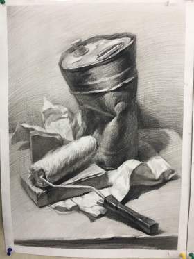 济南山师美术培训中心素描图8