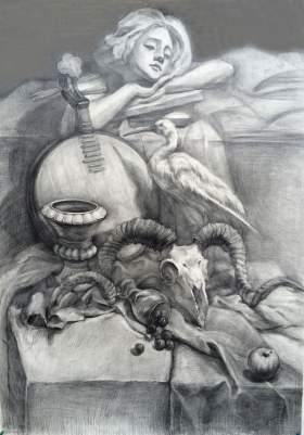福州金山画苑素描图8