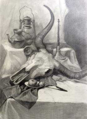 福州金山画苑素描图1