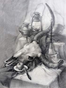 福州金山画苑素描图5
